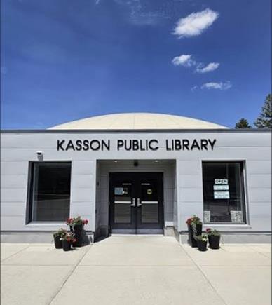 Front of Kasson Public Library