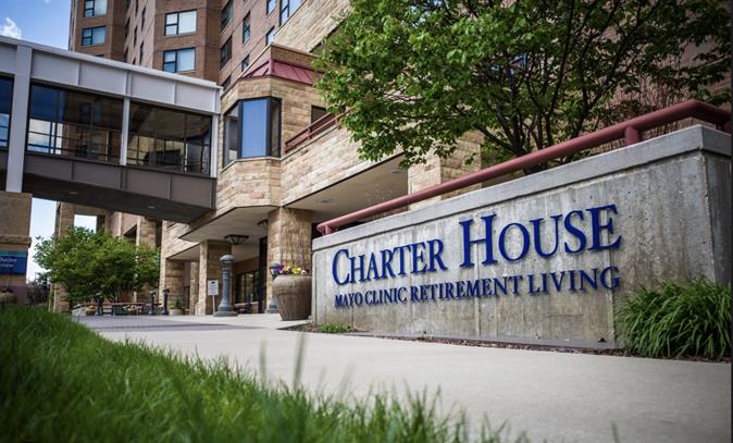 West front view of The Charter House Rochester 